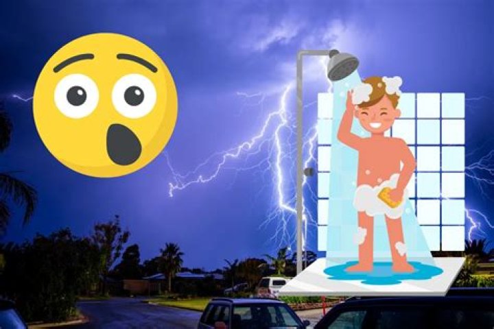 Has anyone been struck by lightning in the shower?
