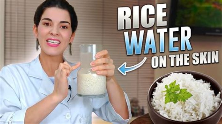 How effective is rice water for face?