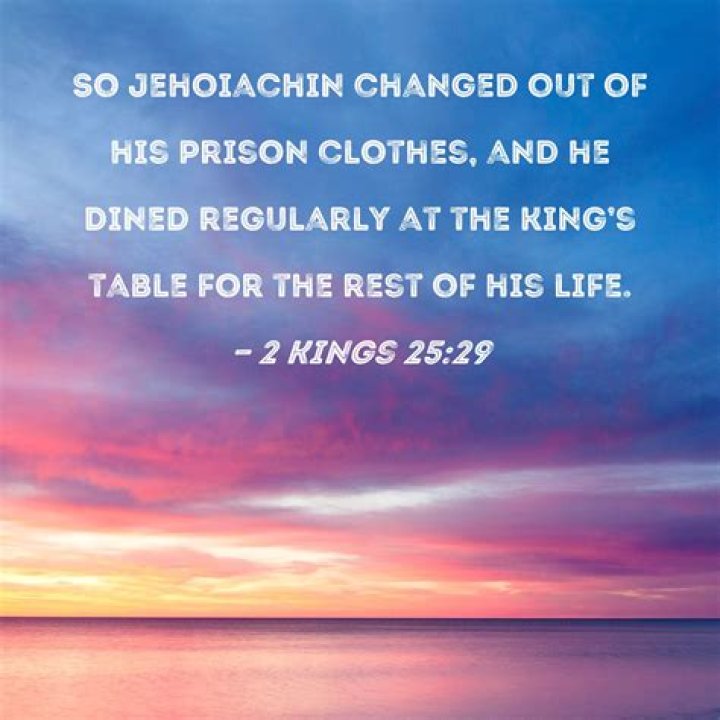 What happened to Jehoiachin at the end of II Kings?