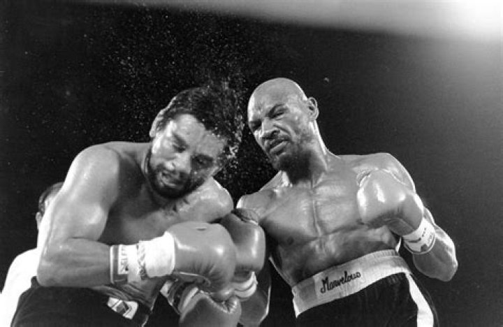 Who were the boxers that beat Marvin Hagler?